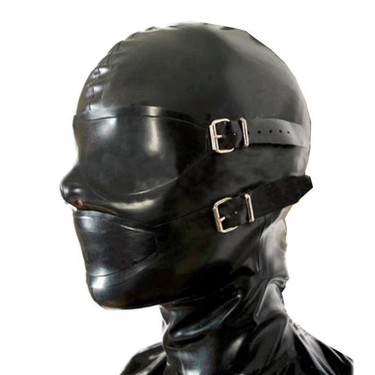 Latex Masker Blinddoek en Gag