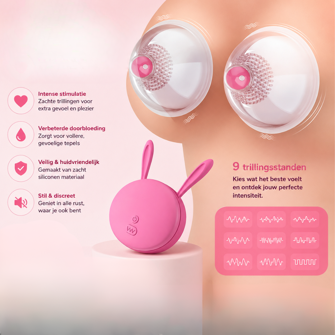 Wireless Nipple and Breast Vibrator