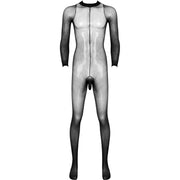 Full Transparent Men's Jumpsuit