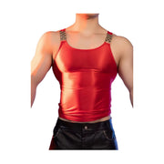 Heren Glanzende Tanktop