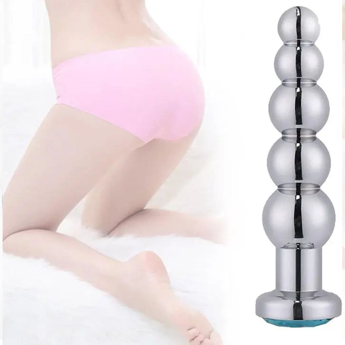 Anale Kralen Plug RVS