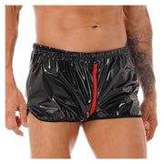 Glanzende boxershort kunstleder