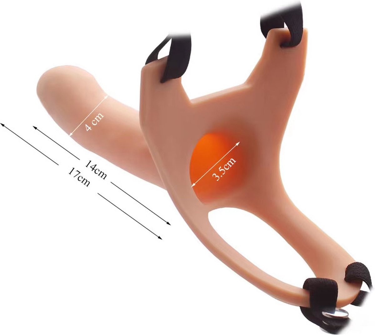 Holle Strap-On Dildo voor Mannen
