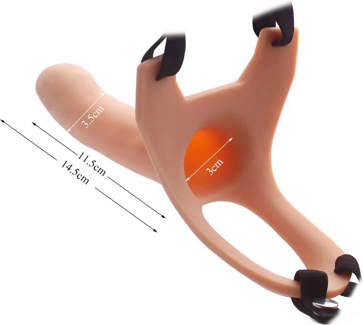 Holle Strap-On Dildo voor Mannen