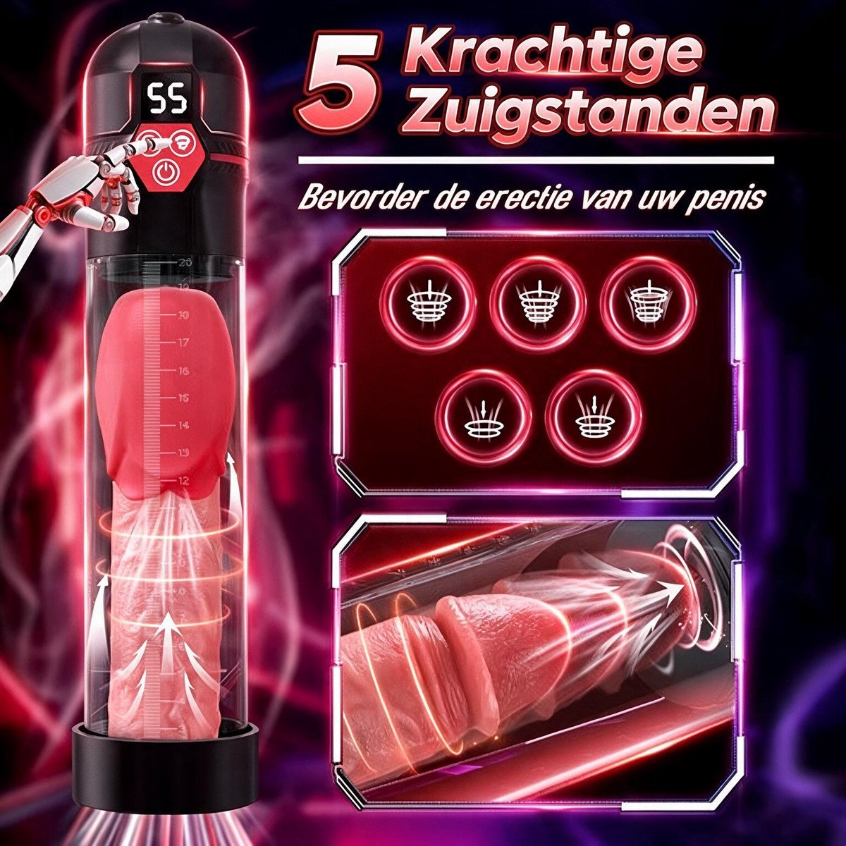 2-in-1 Vacuum Masturbator PRO