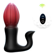 Buttplug met externe prostaat vibrator