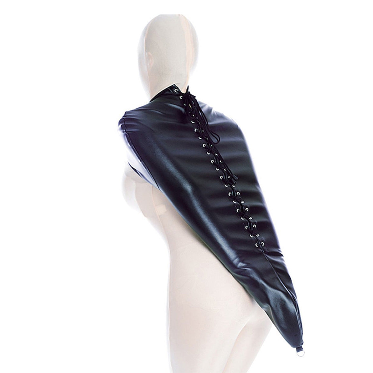 Lederen Masker met Dwangbuis