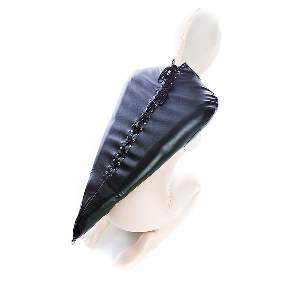 Lederen Masker met Dwangbuis