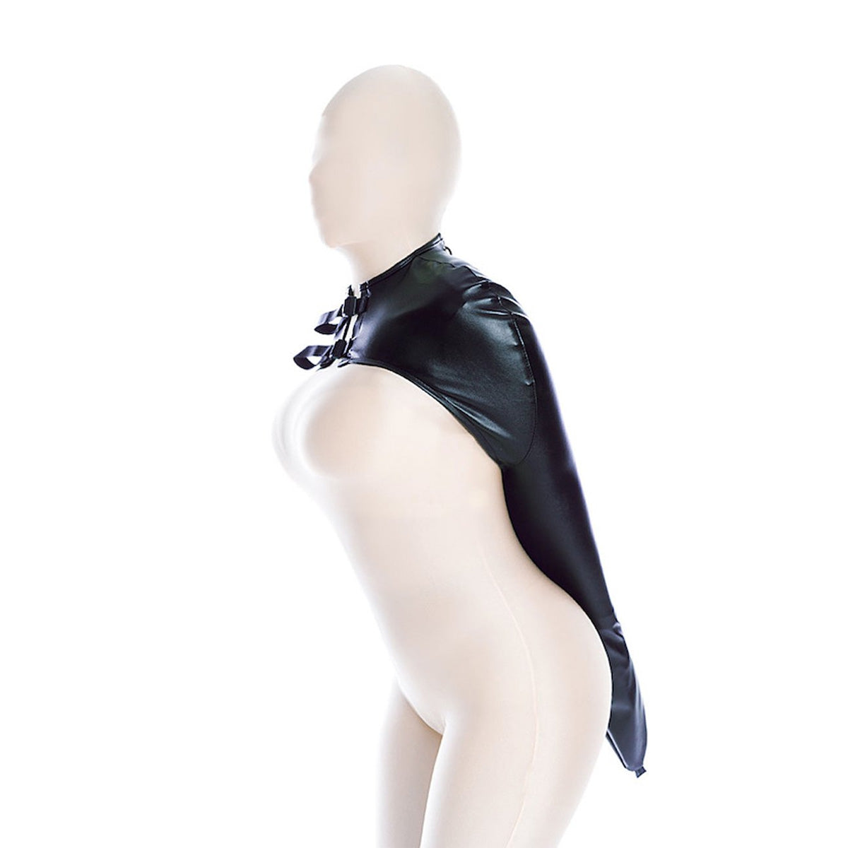 Lederen Masker met Dwangbuis