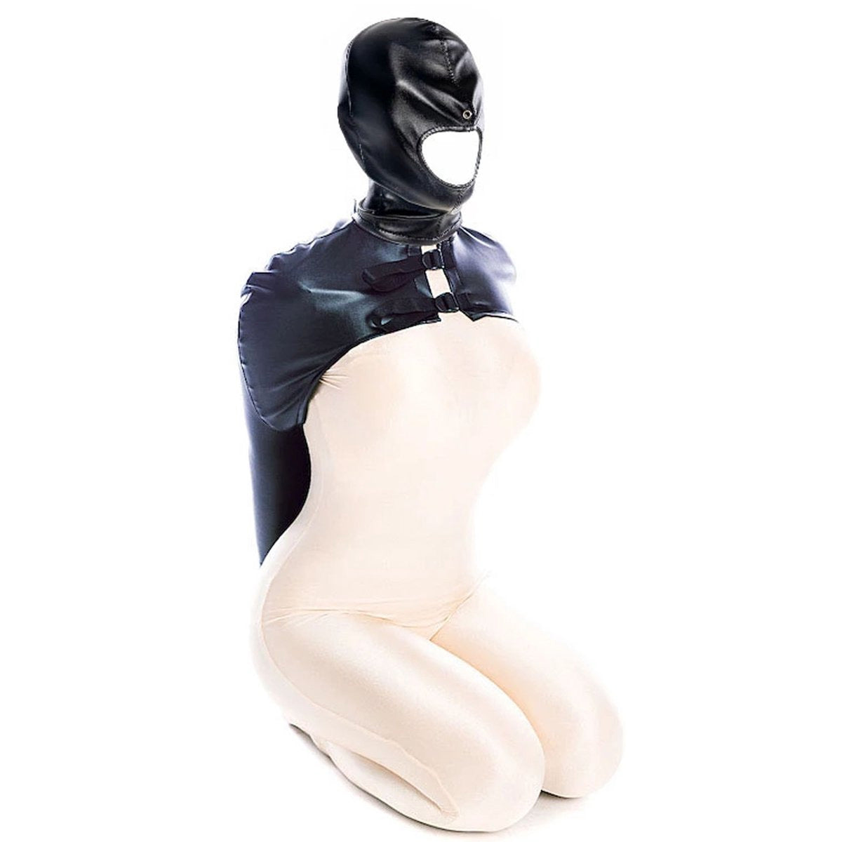 Lederen Masker met Dwangbuis