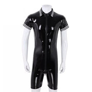 Latex Body Korte Broek en Mouwen