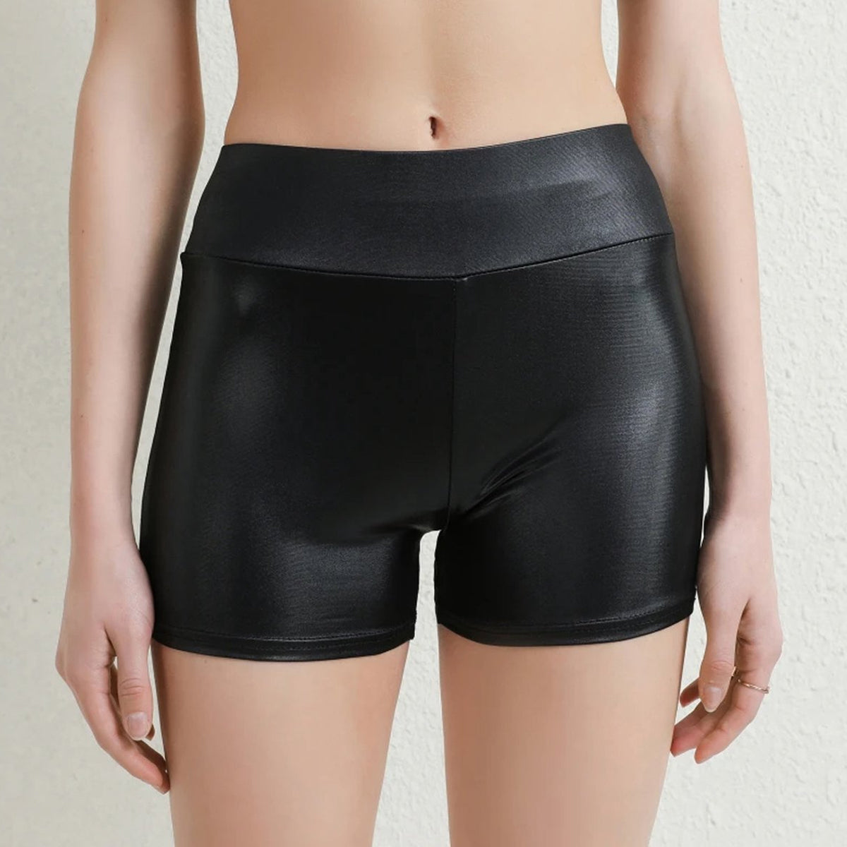 PU Lederen Mini Short Stretch