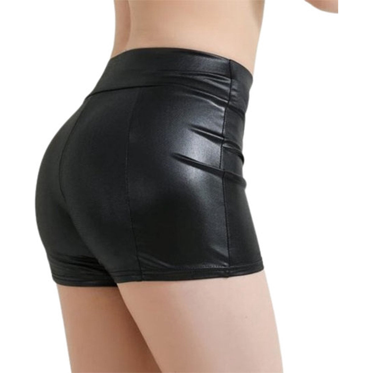 PU Lederen Mini Short Stretch