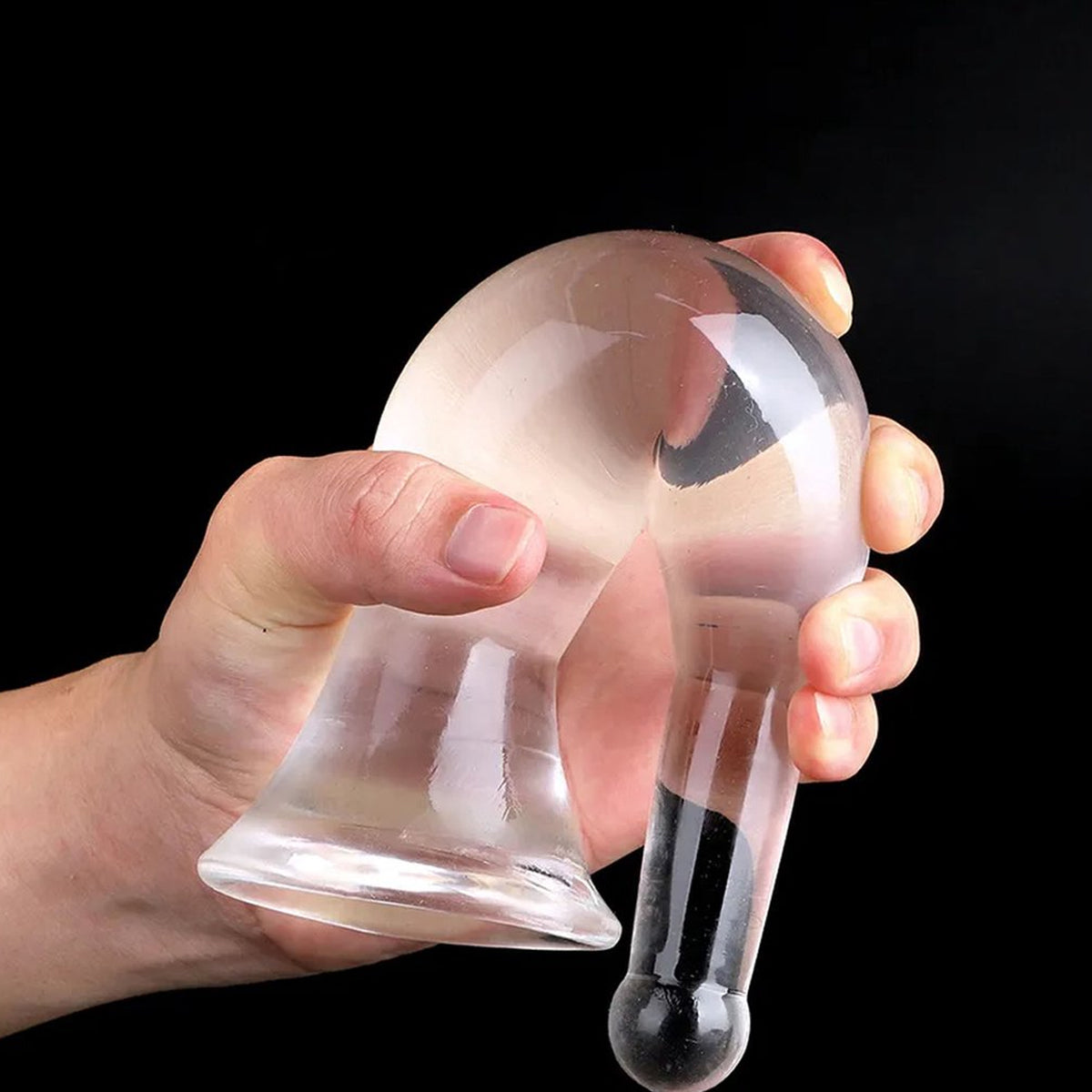 Mega Buttplug Transparant