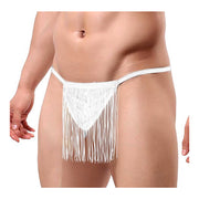 String met kwastjes