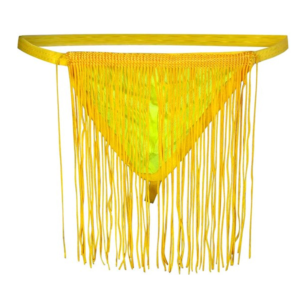 String met kwastjes