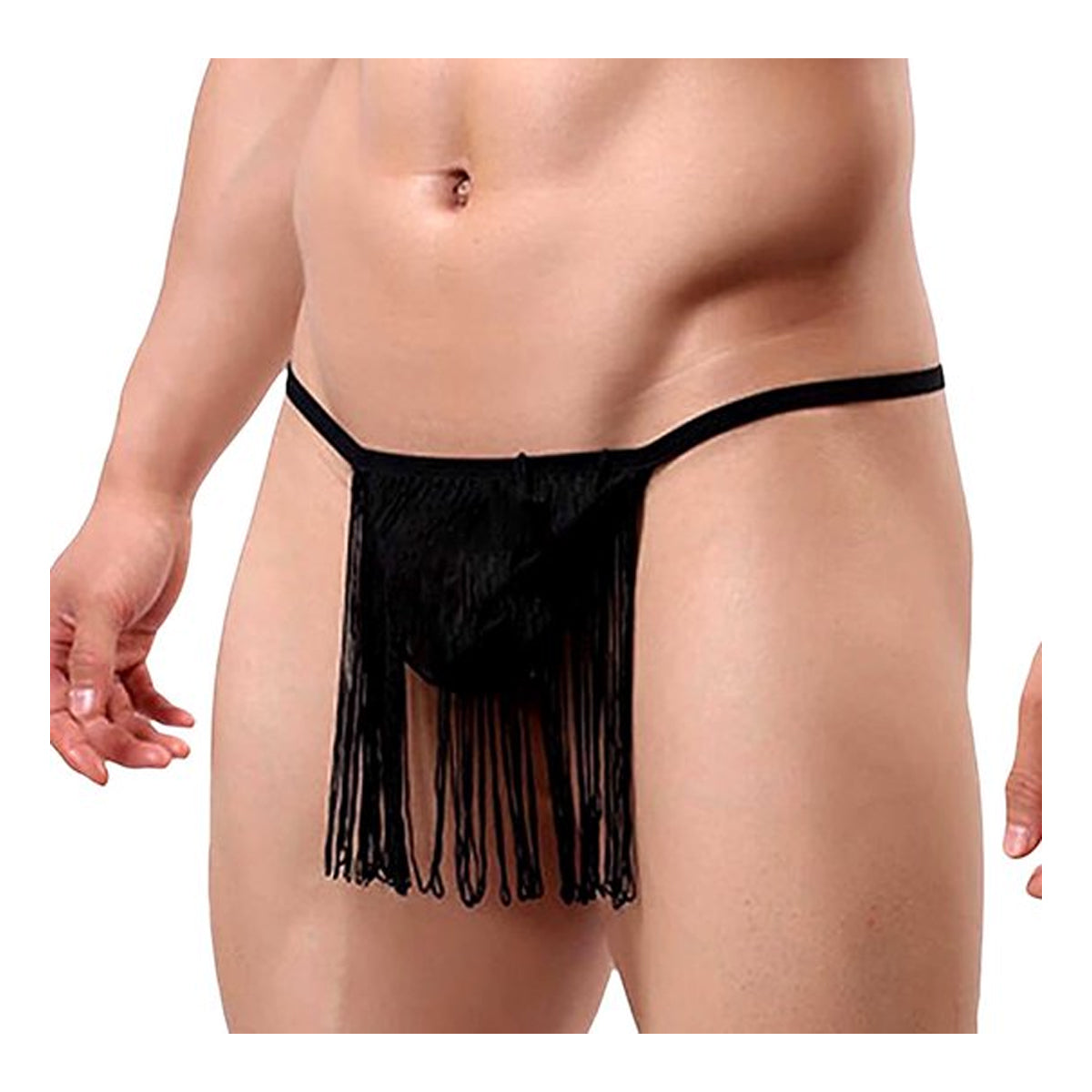 String met kwastjes
