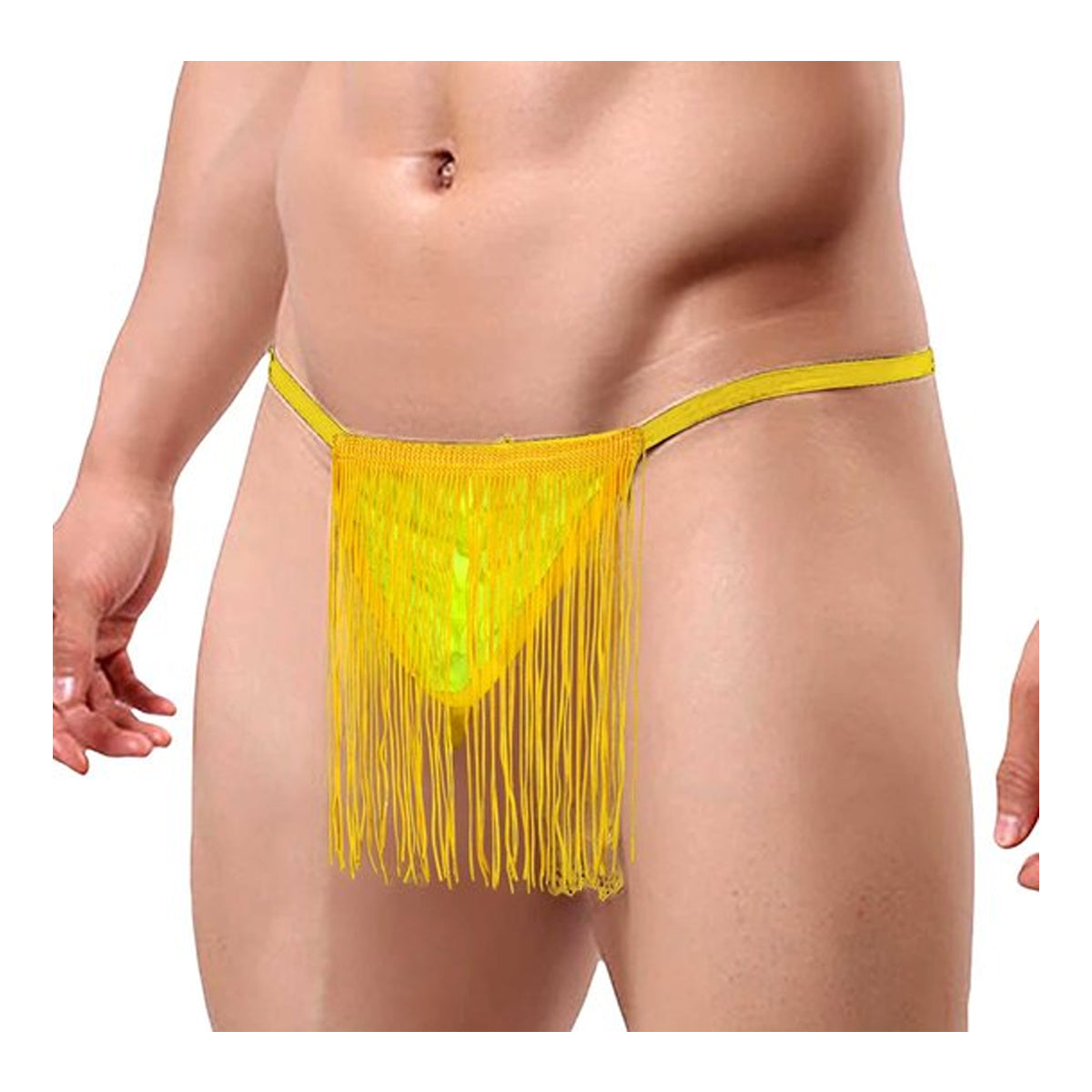 String met kwastjes