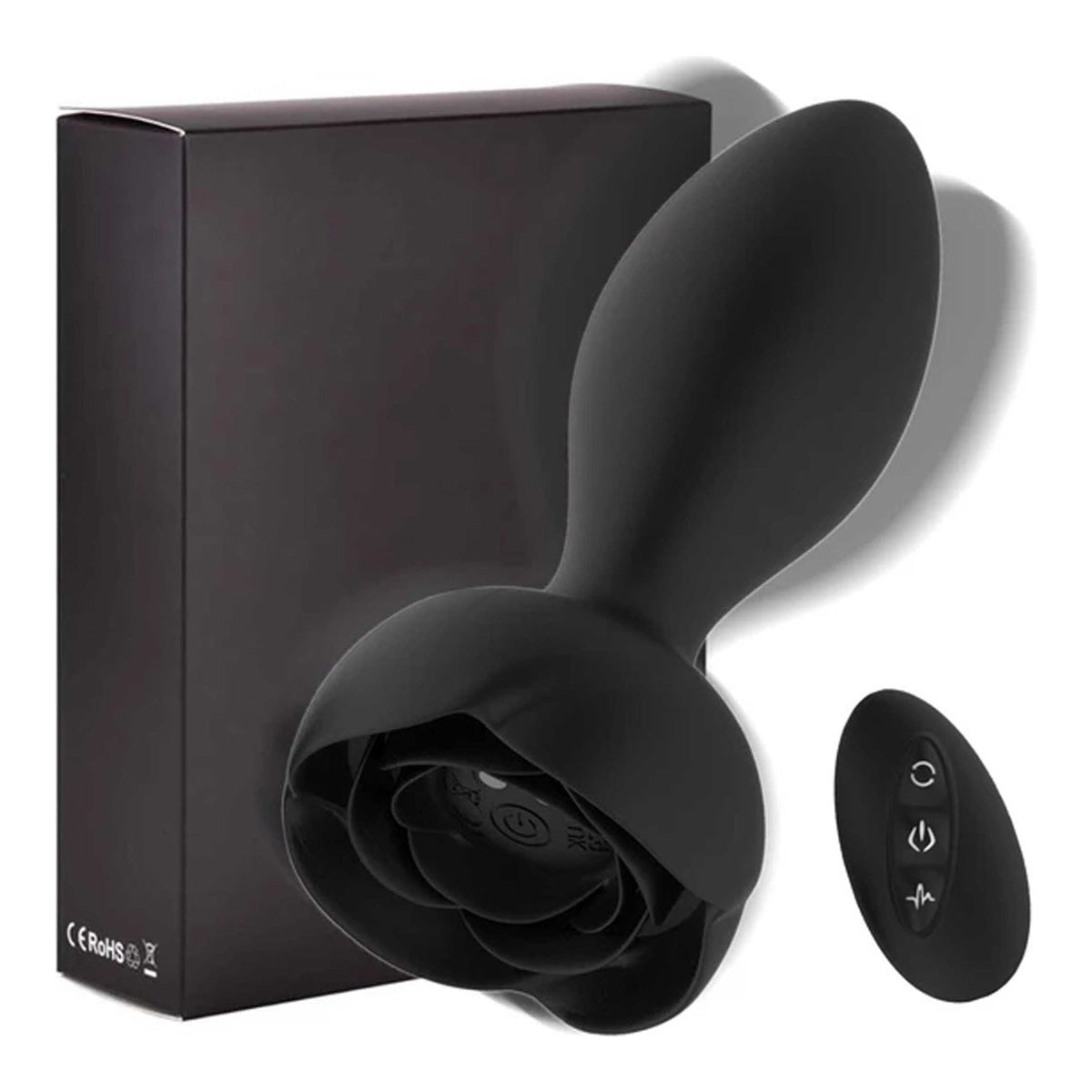 Roterende buttplug vibrator