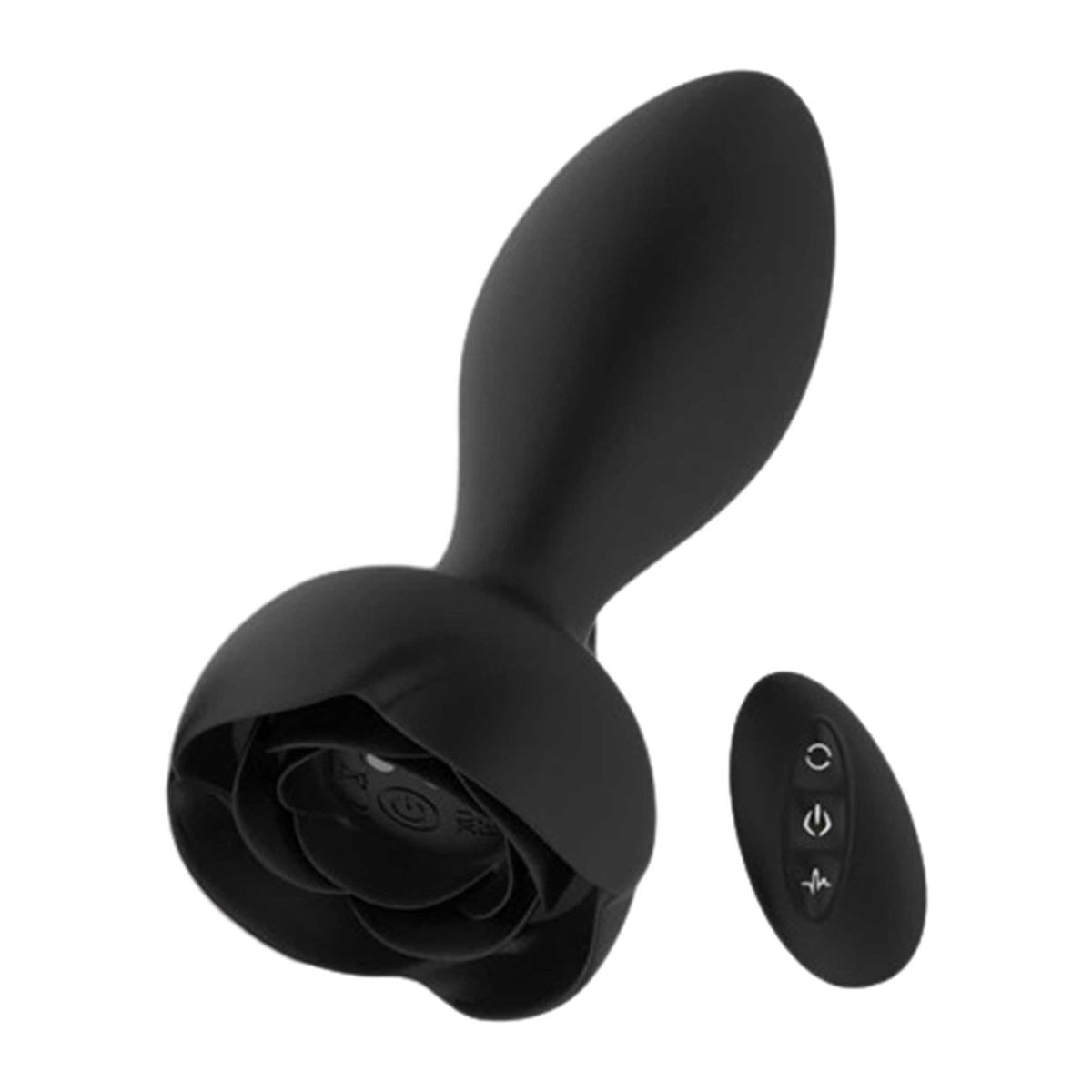Roterende buttplug vibrator
