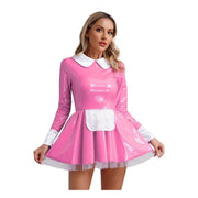 Roze Wetlook Jurk