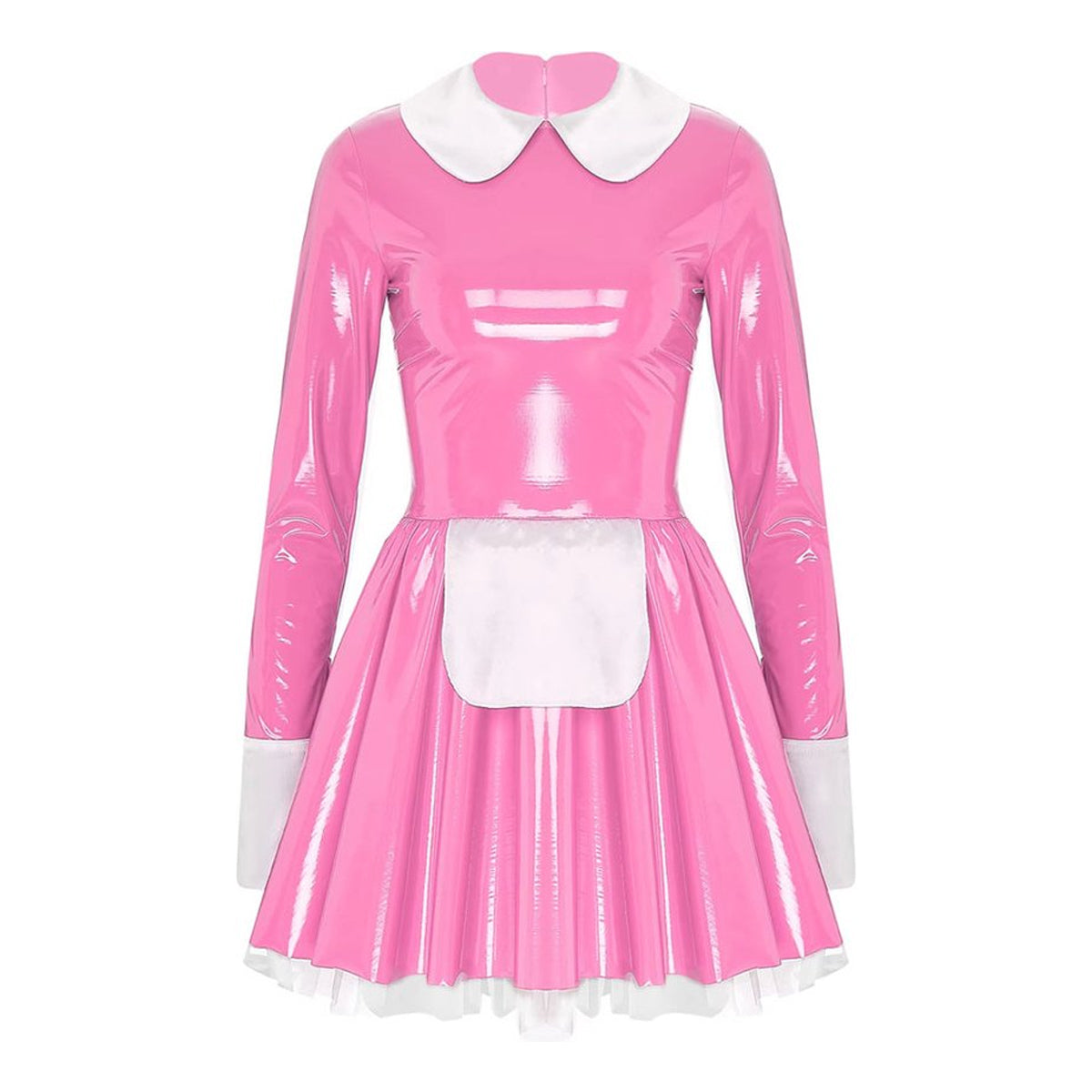 Roze Wetlook Jurk