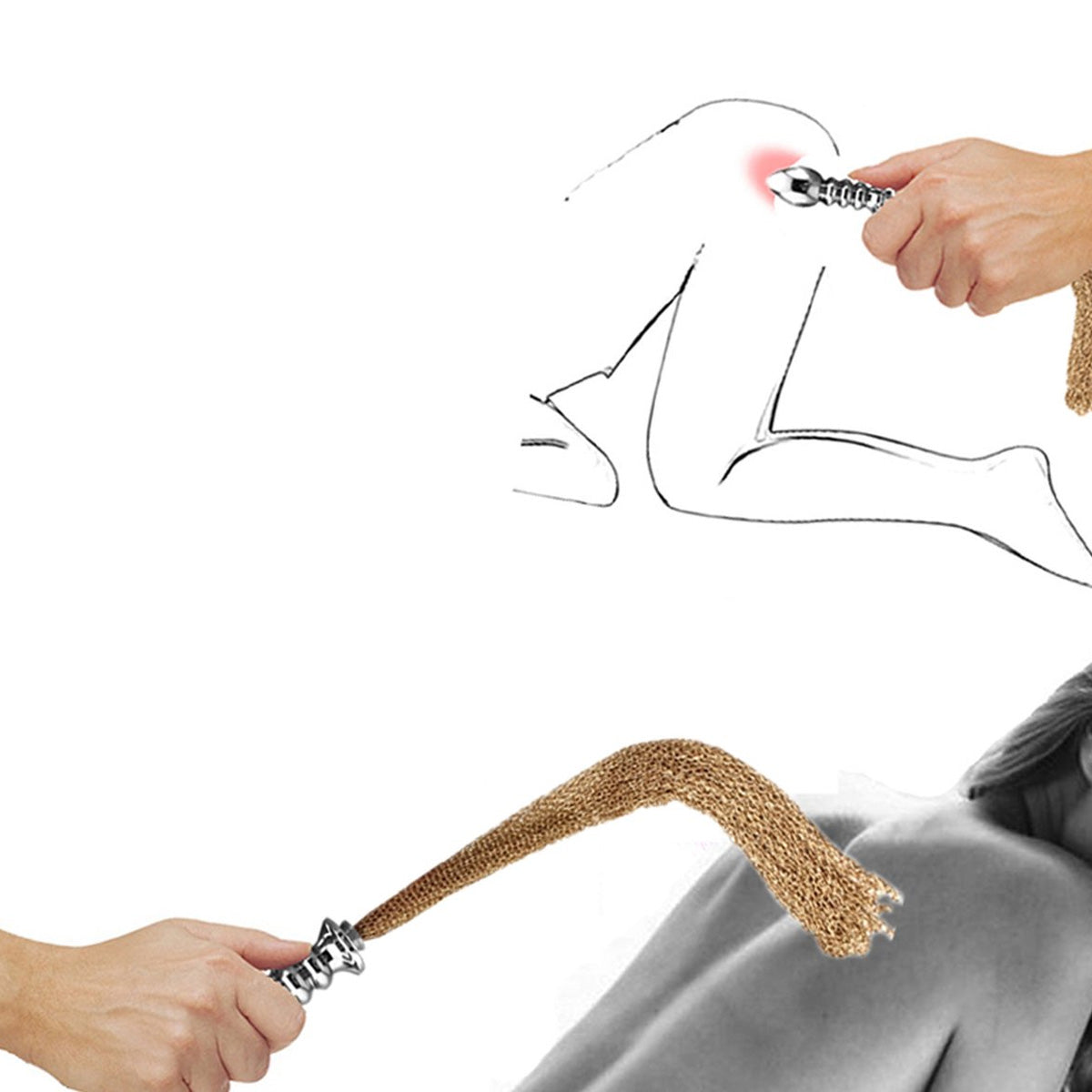 Zweep en Buttplug (2 in 1)