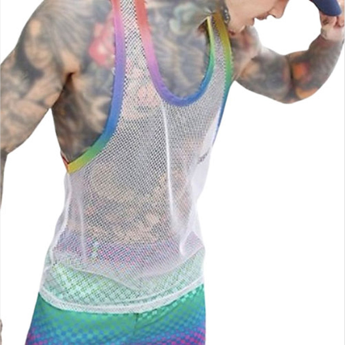 Regenboog Tanktop Transparant