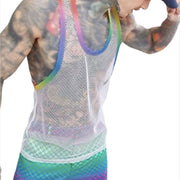 Regenboog Tanktop Transparant