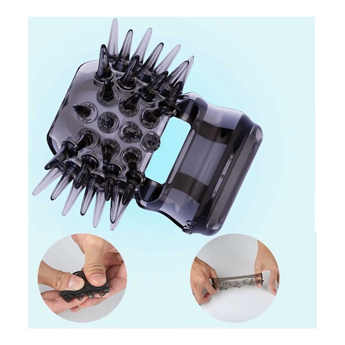 Eikel sleeve met spikes