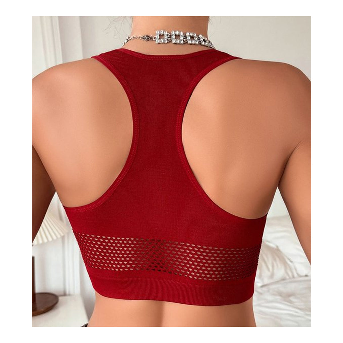 Semi-transparante top