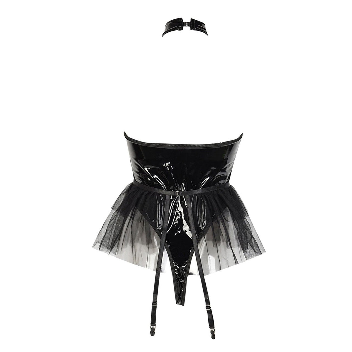 Latex Bodysuit met Rok