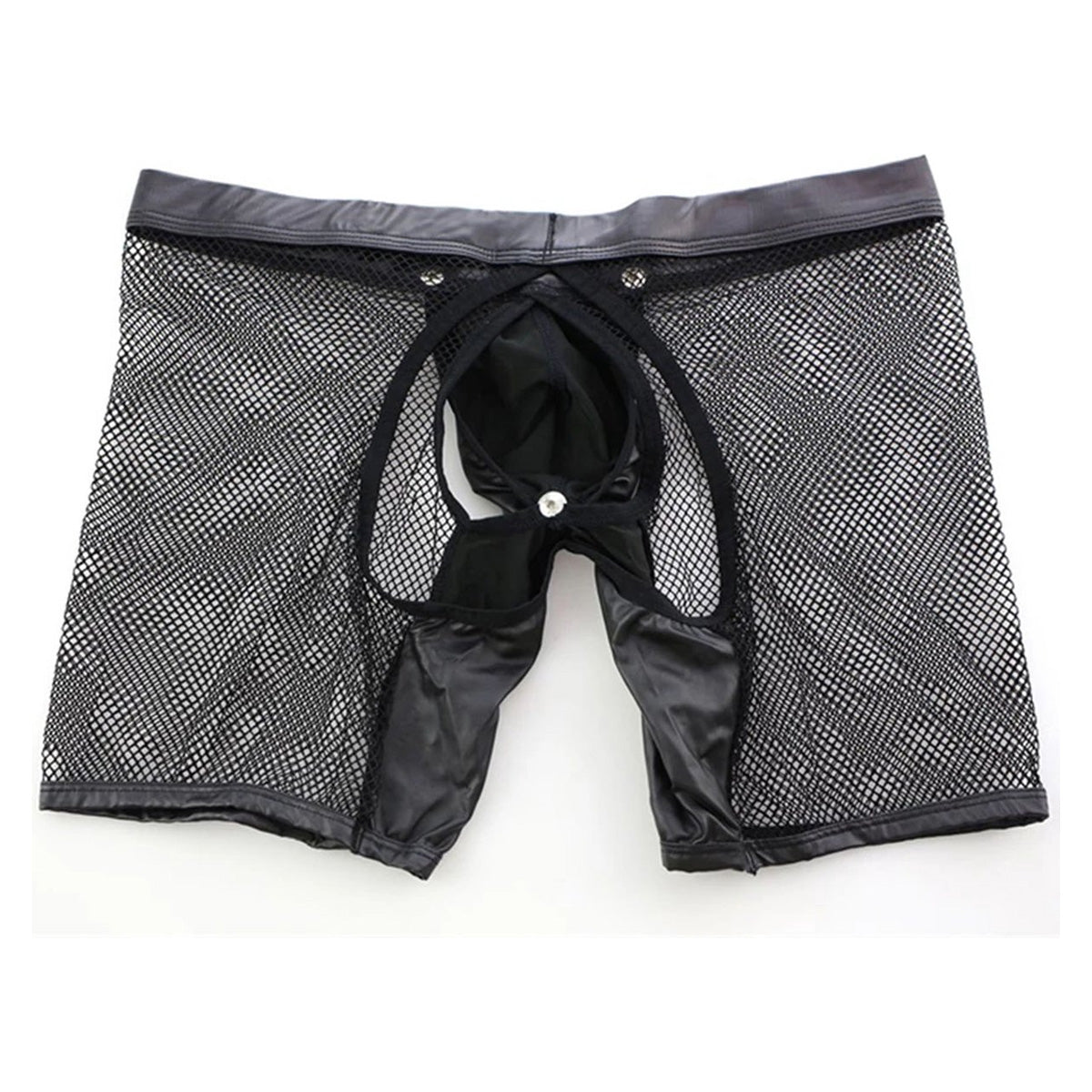 Transparante Boxer Open Kruis Knoopjes