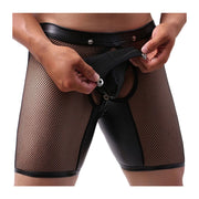 Transparante Boxer Open Kruis Knoopjes