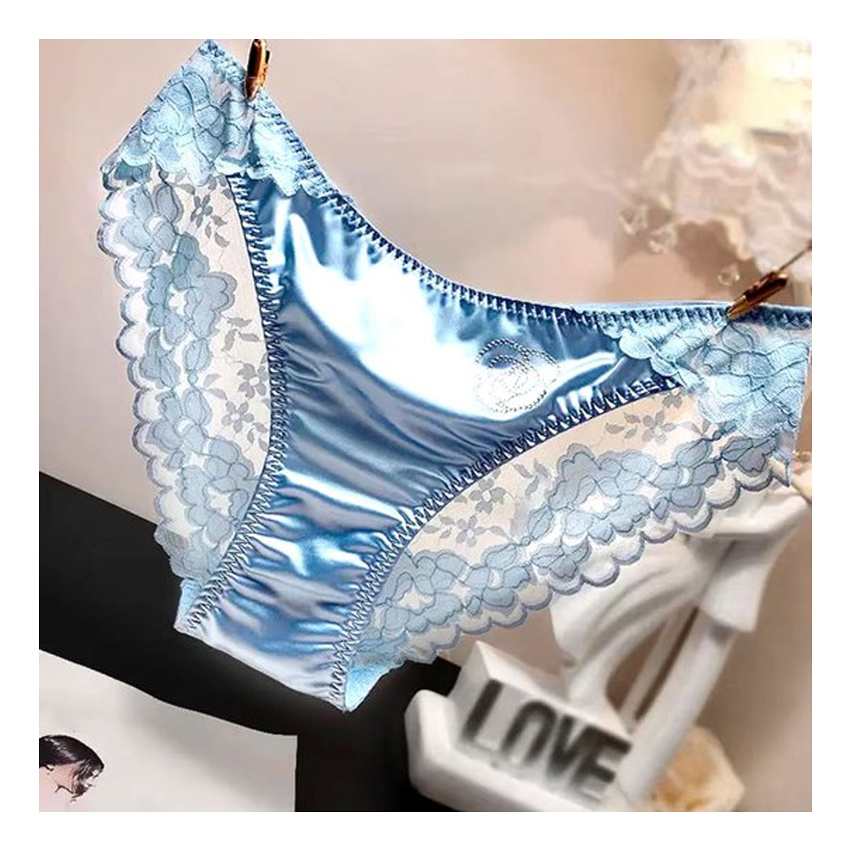 Luxe Satijnen vrouwen slip