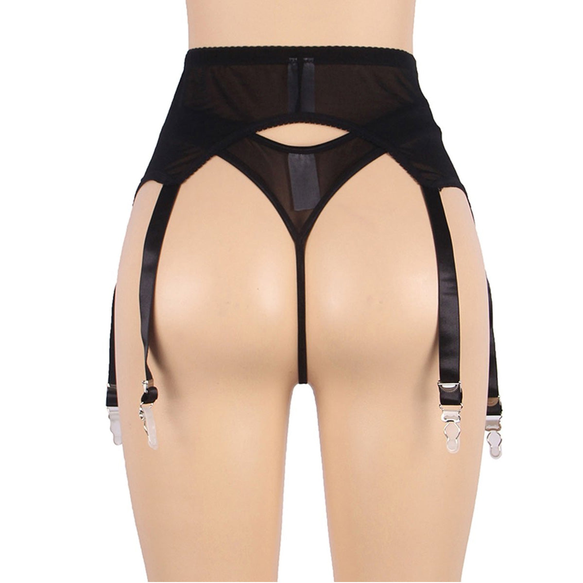 Hoge Taille Slip met Jarretels