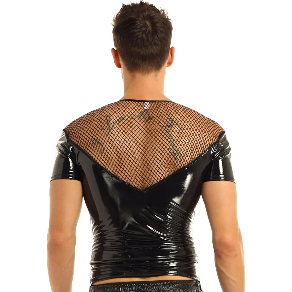 PU Lederen Shirt Visnet