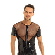 PU Lederen Shirt Visnet