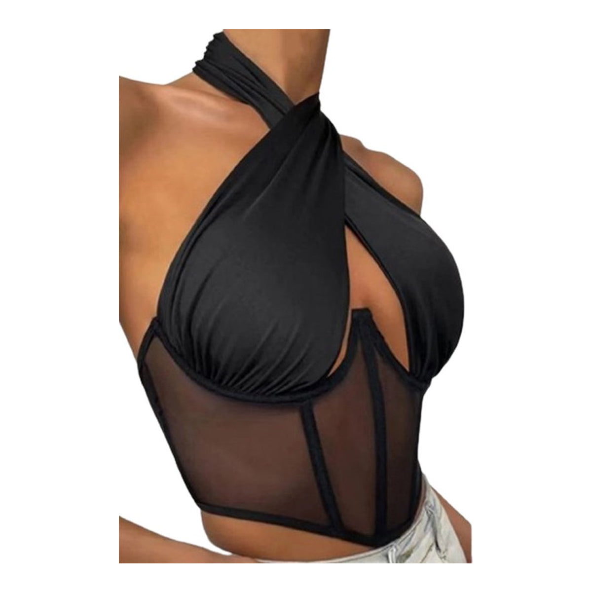 Cross Halter Top
