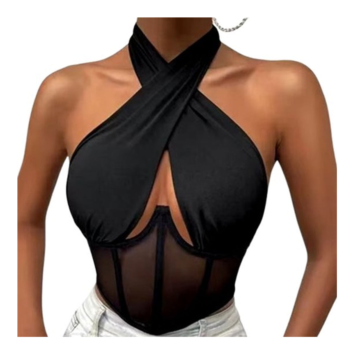 Cross Halter Top