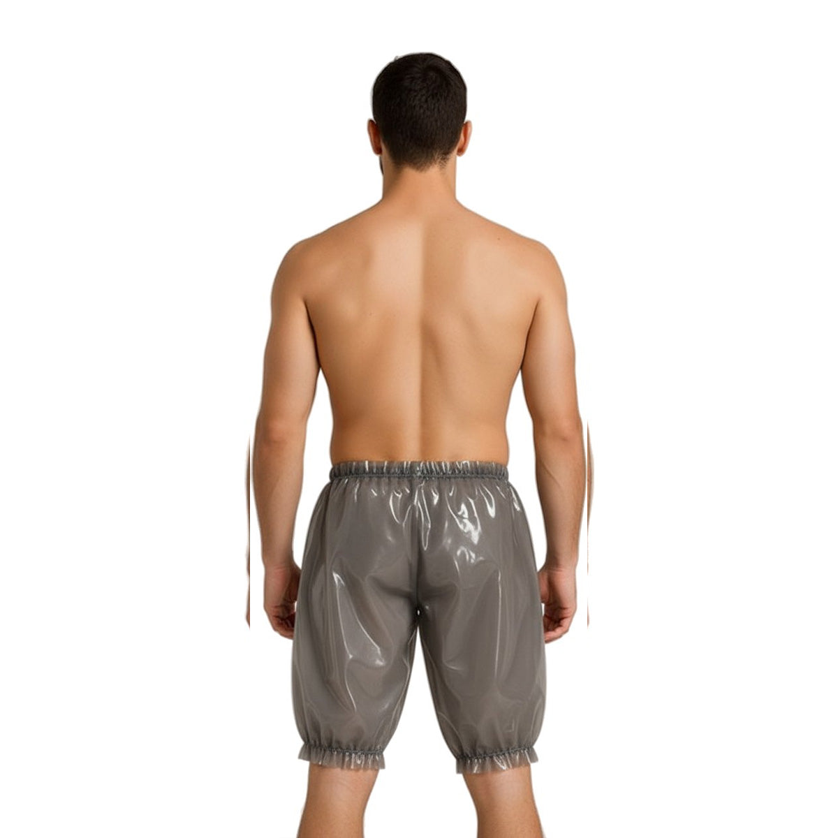 Latex Gummi Broek Open Kruis Unisex