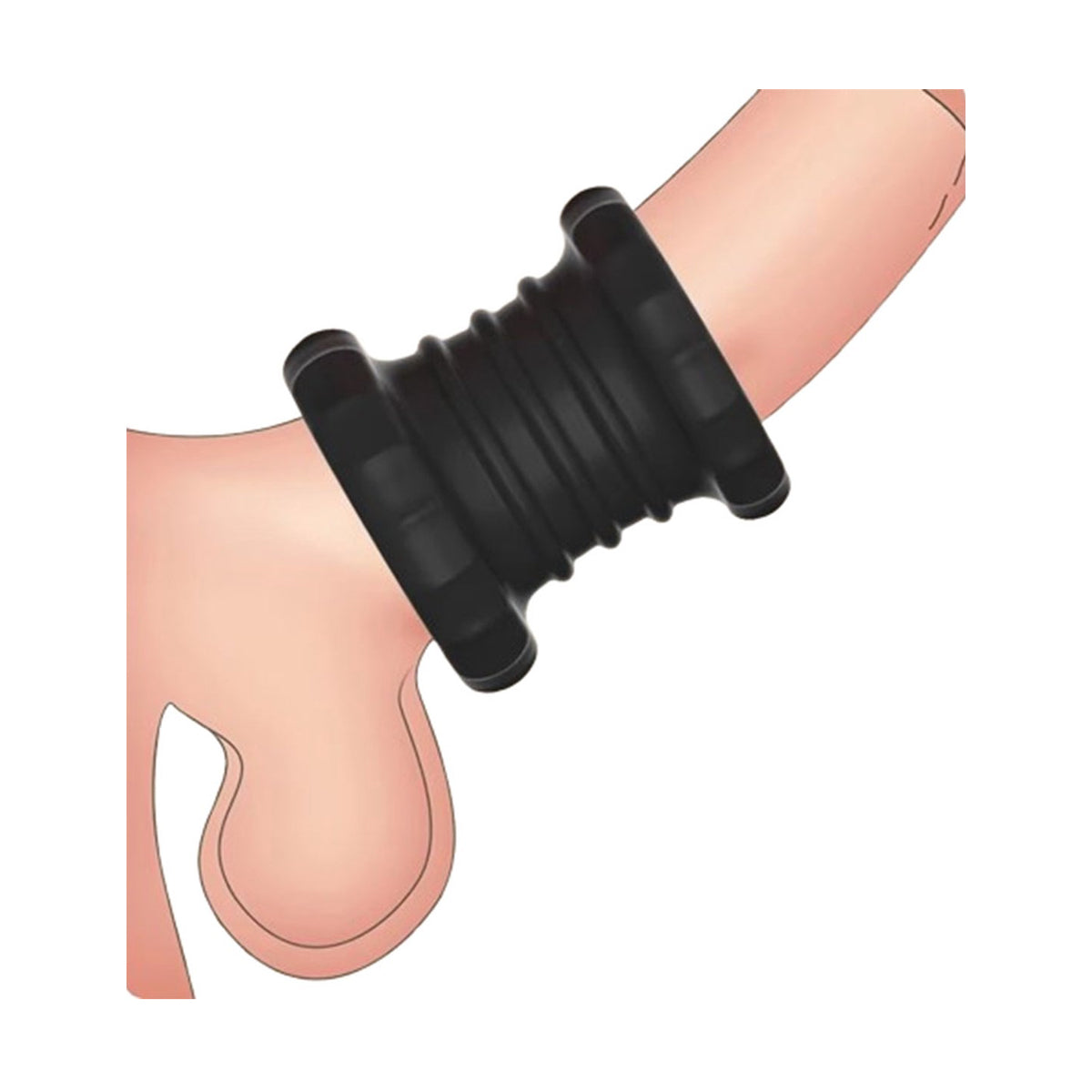 Siliconen penis ring