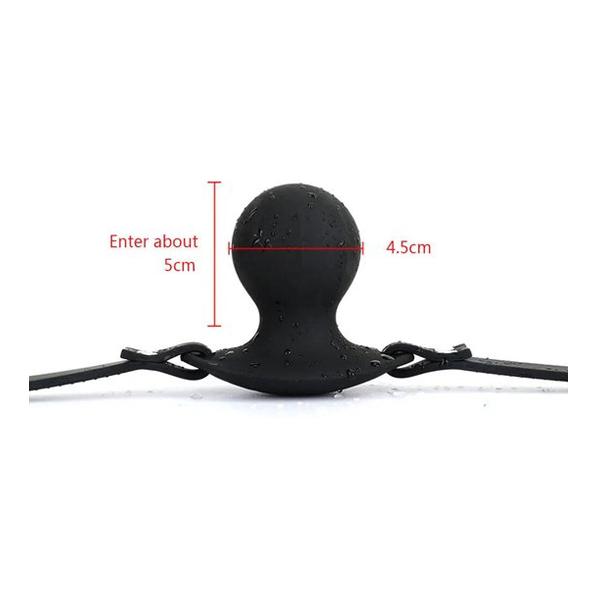 E-stim vibrerende mond gag