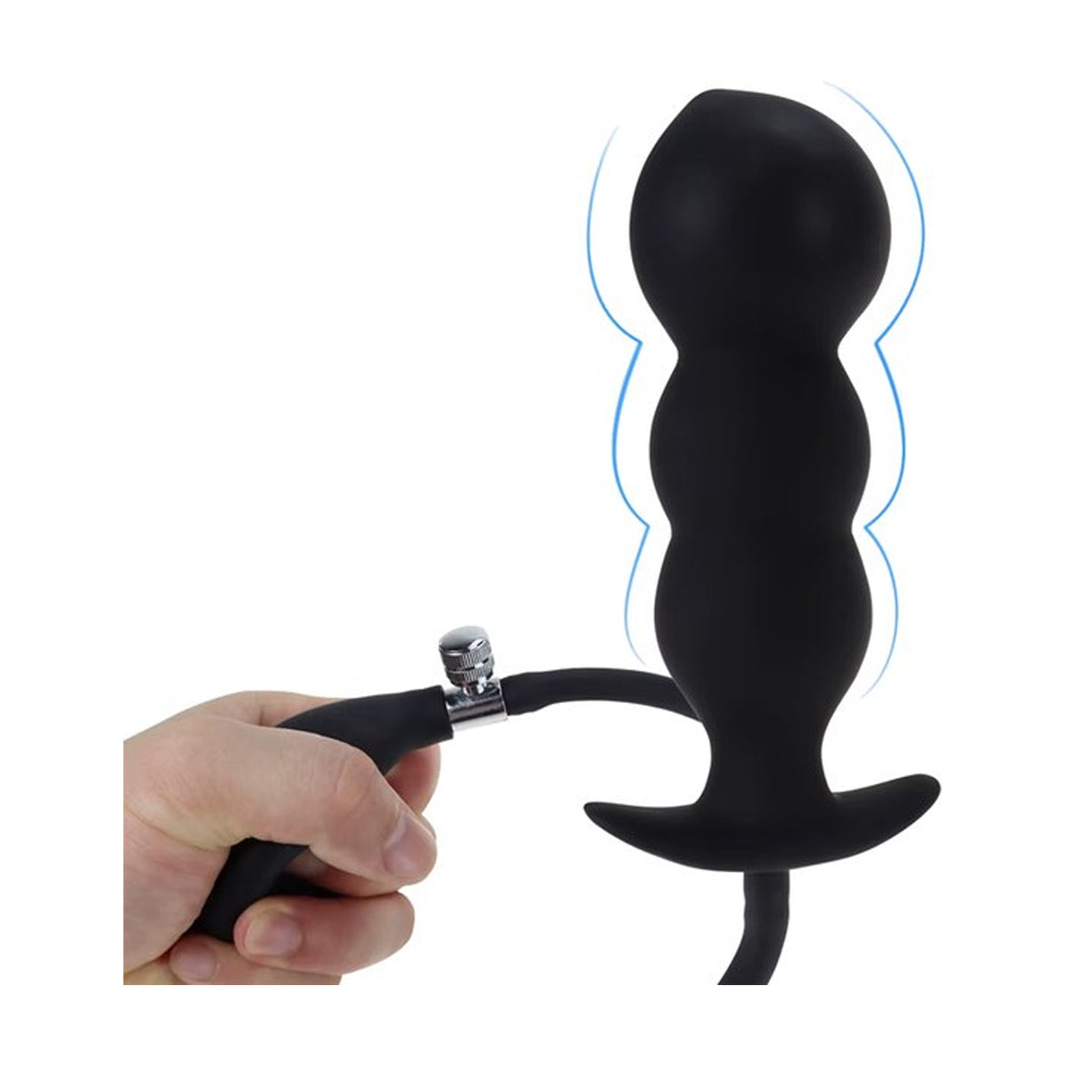 Opblaasbare buttplug groot
