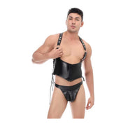 Lederen Body Harnas met Onderbroek