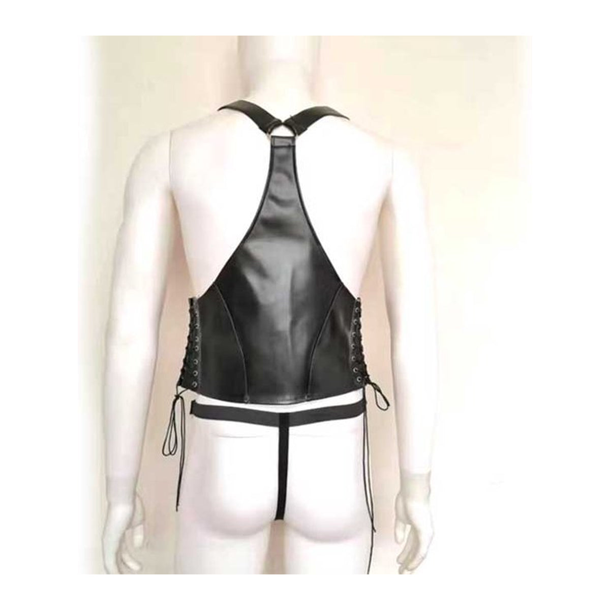 Lederen Body Harnas met Onderbroek