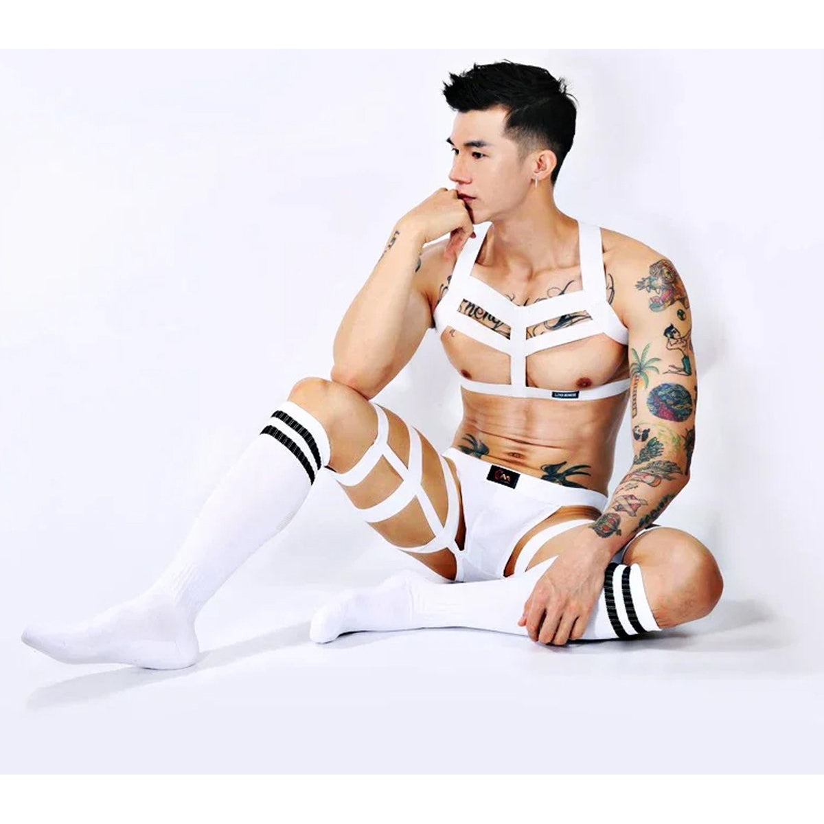 3-delige Bondageharnas Lingerie