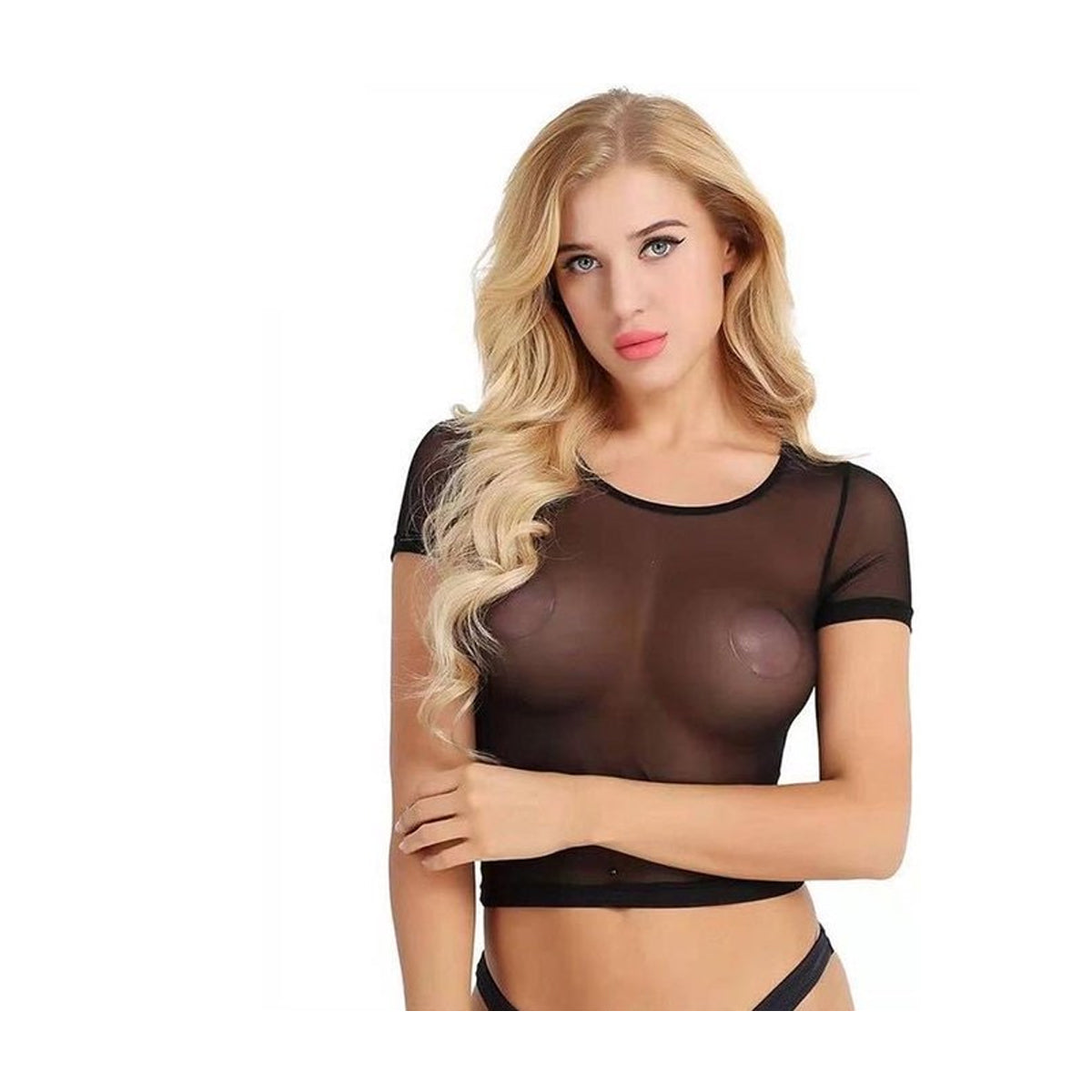 Kort Transparant Shirt