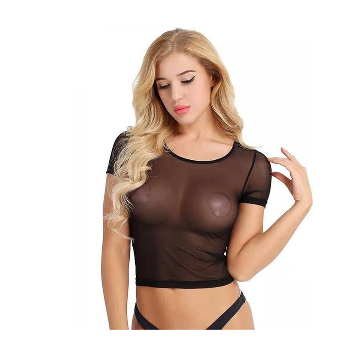 Kort Transparant Shirt