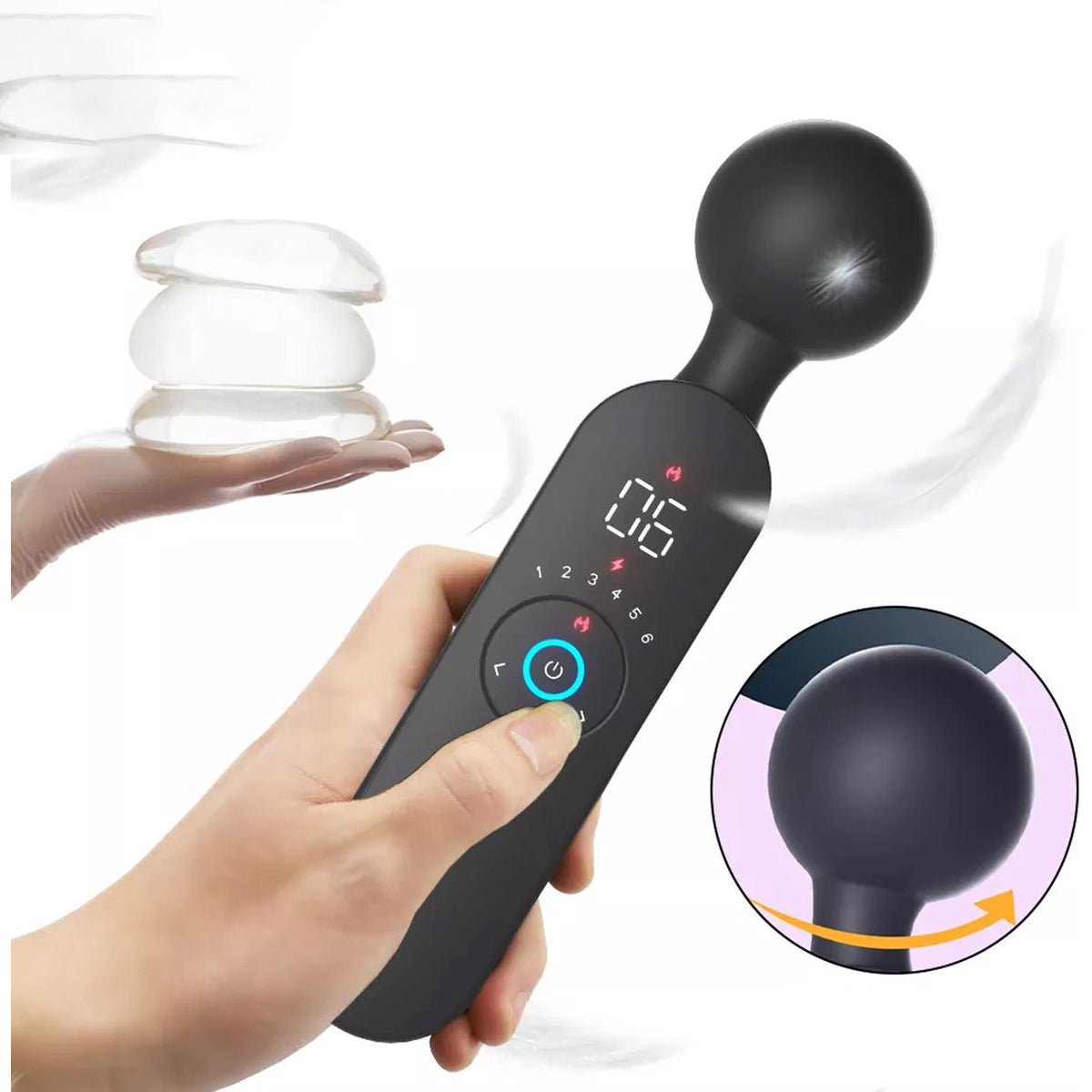 Krachtige Verwarmde Clitoris Vibrator